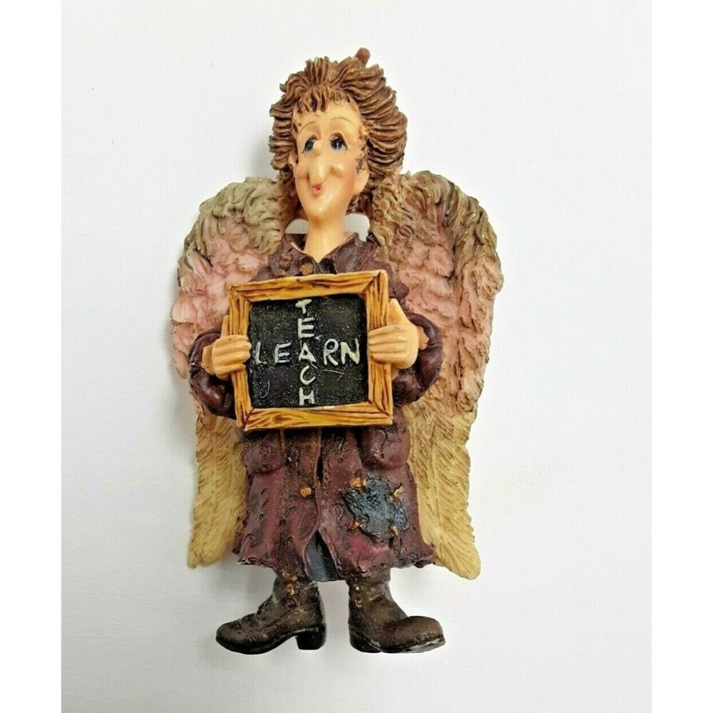 Boyds Bears Teacher Angel Ms Patience Teach Learn Bearwear Folkwear Pin Brooch